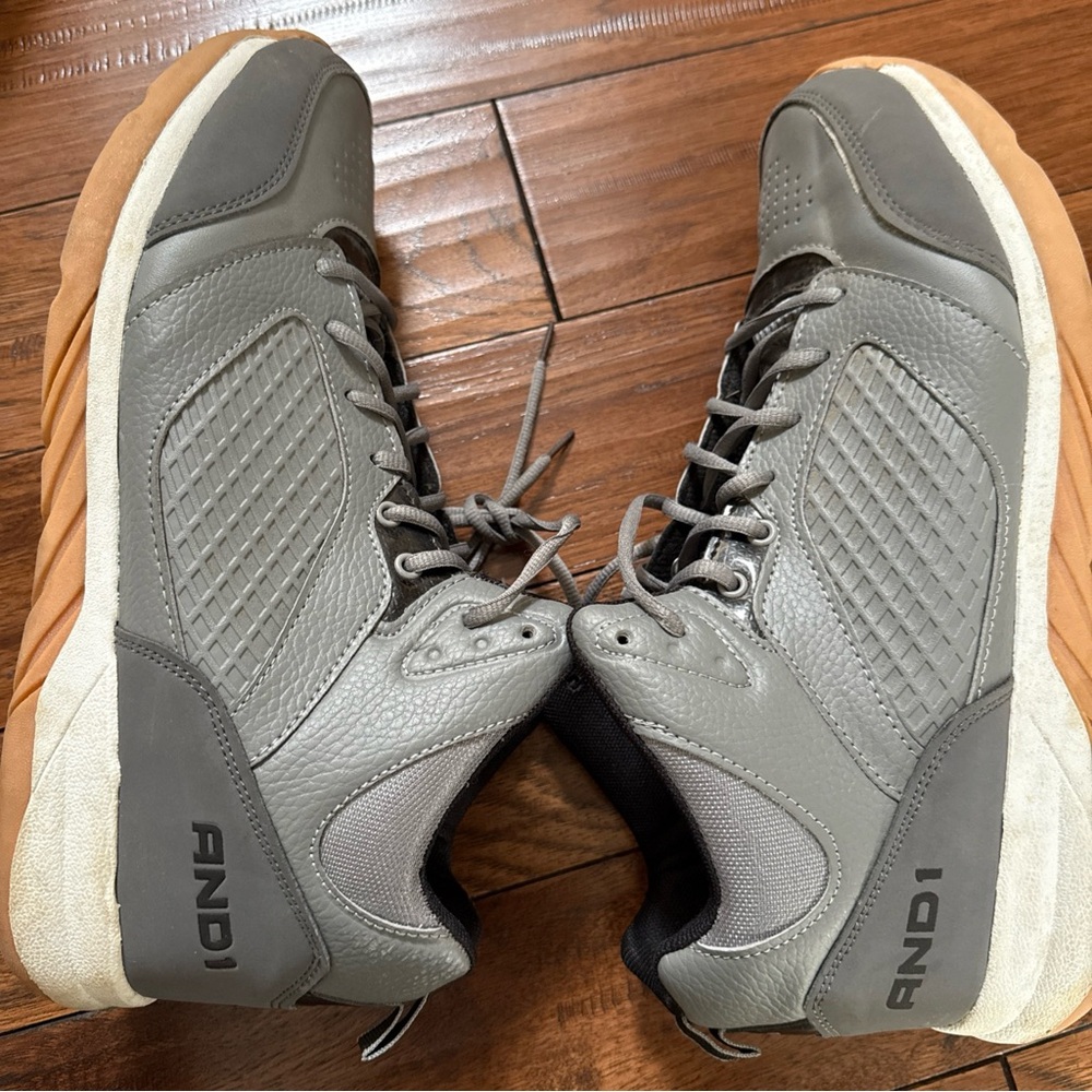 And1 Men Size 13 Gray Athletic Basketball Shoes Sneakers #28802104 - Picture 6 of 10